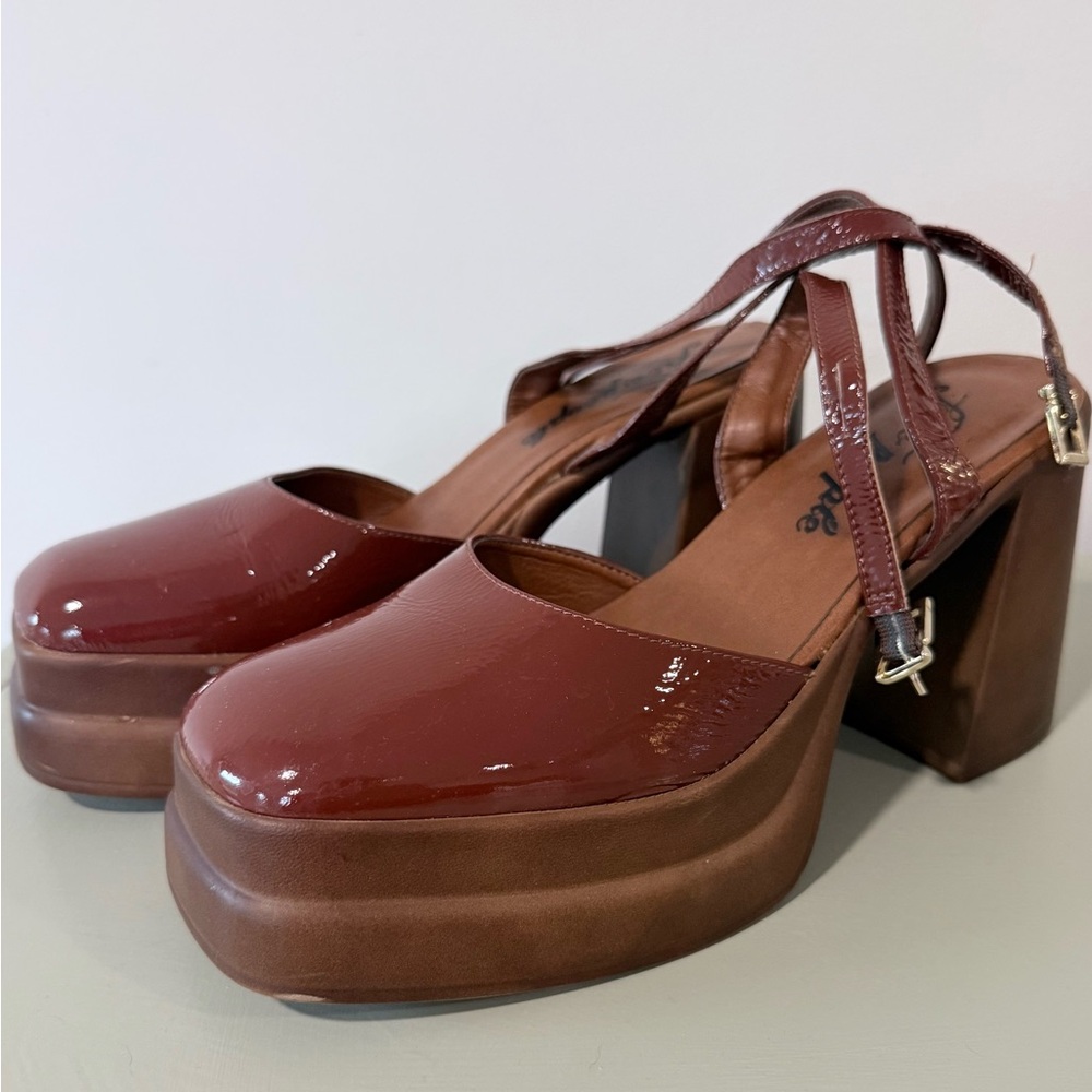 Free People block heels